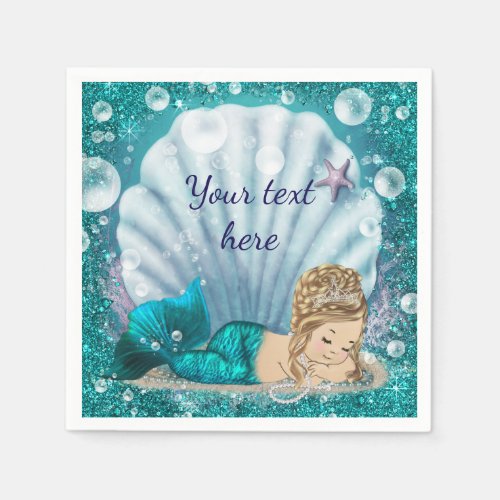 Mermaid Paper Napkins