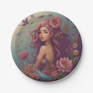 Mermaid Paper Plates