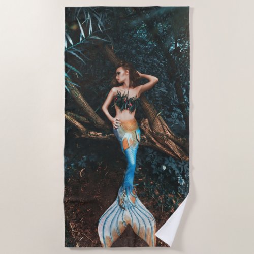 Mermaid Paradise Beach Towel