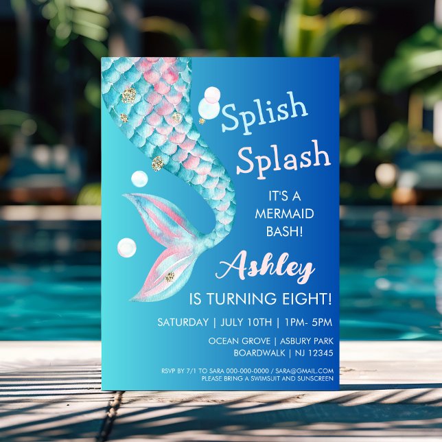 Mermaid Party | Birthday Invitation (Creator Uploaded)