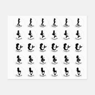 Mermaid Party Black Labels