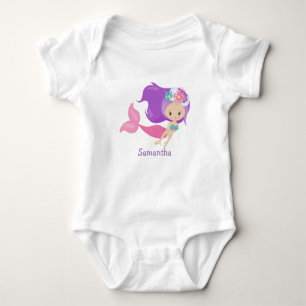 Mermaid Party Gifts Baby Bodysuit
