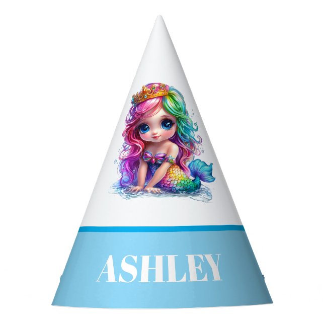 Mermaid Party Hat (Front)