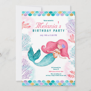 Mermaid Party Invitation