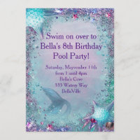 Mermaid Party Invitation