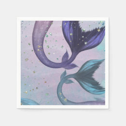 Mermaid Party Pieces Paper Napkins