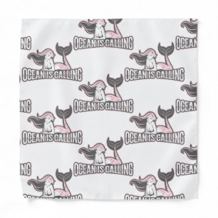 Mermaid Party Pink Bandana