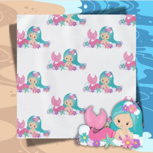 Mermaid Party Purple Bandana