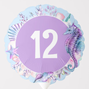 Mermaid Party, Seahorse Party Balloon decoration