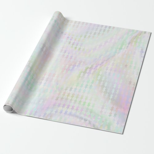 Mermaid Pastel Shimmer Iridescent Multi_Color  Wrapping Paper