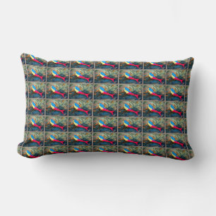 mermaid pattern pillow