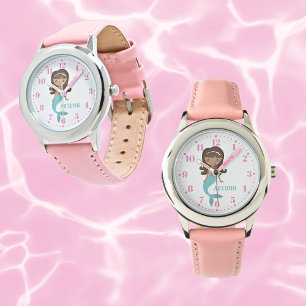Mermaid Personalized Custom Kid's Watch
