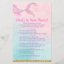 Mermaid Pink Gold What's In Your Phone Shower Game