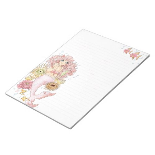 Mermaid pink notepad