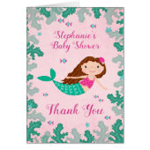 Mermaid Pink Under The Sea Baby Shower (Front)