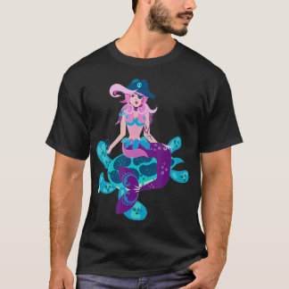 Mermaid Pirate Women Men Children T-Shirt