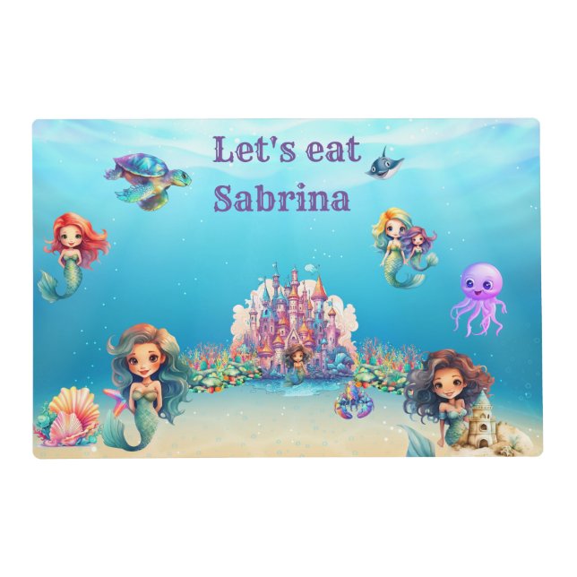 Mermaid Placemat (Front)