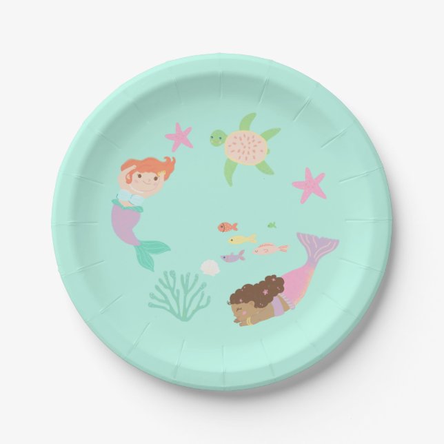 Mermaid Plate 7" (Front)