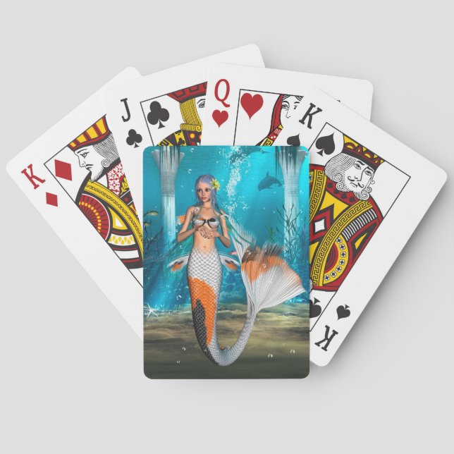 Mermaid Poker Cards (Back)