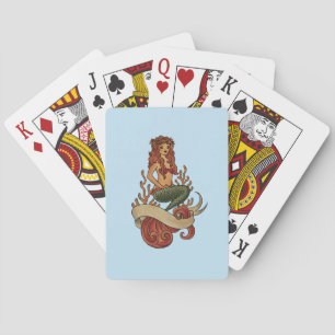 mermaid poker cards