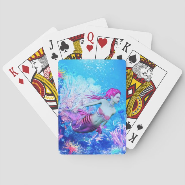 Mermaid Poker Cards (Back)