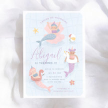 Mermaid Pool Party Birthday
