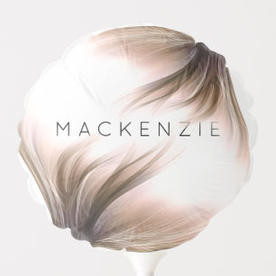 Mermaid Posh Tail Dusty Terracotta Peach Custom Balloon