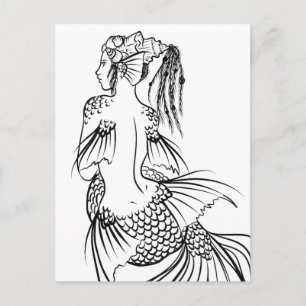 Mermaid Postcard