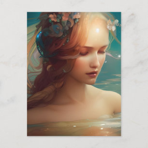 Mermaid  postcard
