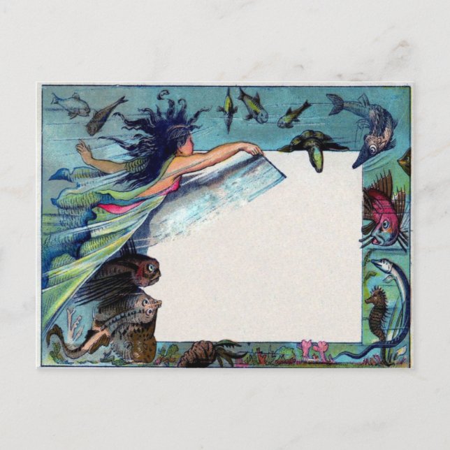 Mermaid Postcard (Front)