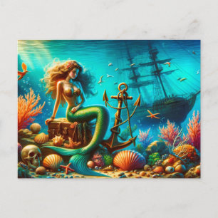 Mermaid Postcard