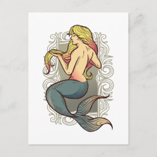 Mermaid Postcard