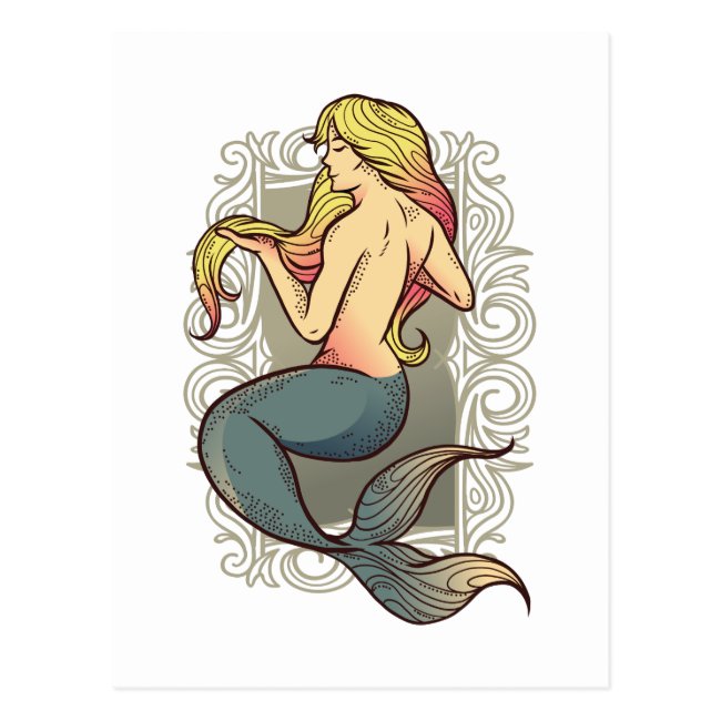 Mermaid Postcard