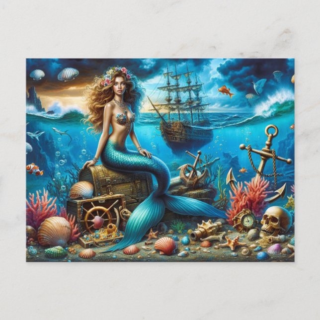Mermaid Postcard (Front)