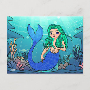 Mermaid - Postcard