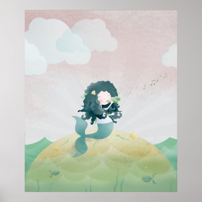 Mermaid - poster print (Front)