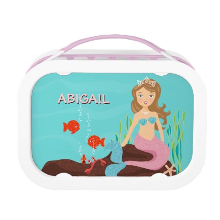 Mermaid Princess & Friends Personalized Lunch Box