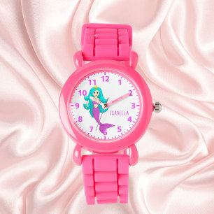 Mermaid princess girl watch