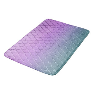 Mermaid Princess Scales 4 Bath Mat