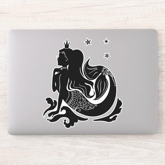Mermaid Princess Sticker (Computer)