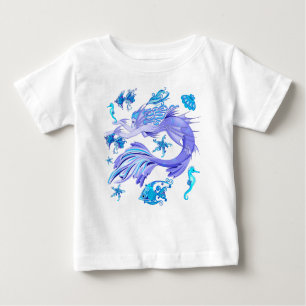 Mermaid Purple Fairy Creature Baby T-Shirt