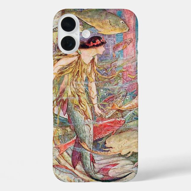 Mermaid Queen of the Fishes Case-Mate iPhone Case (Back)