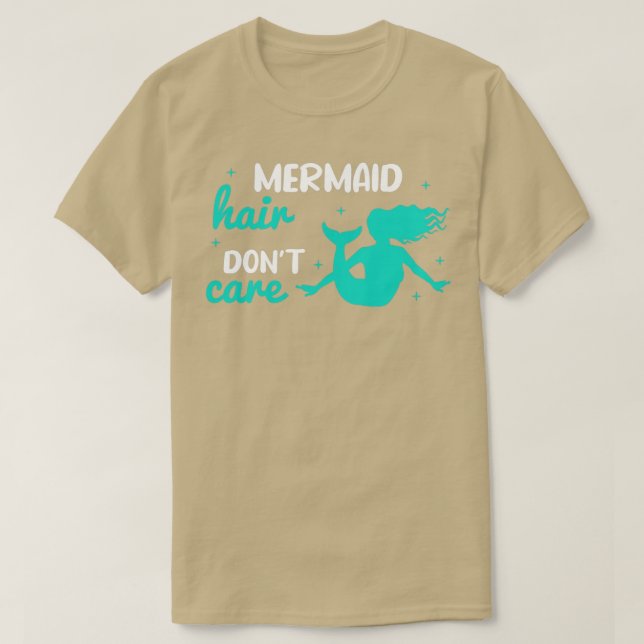 Mermaid Quote Women Girls Gift Mermaid 18 T-Shirt (Design Front)