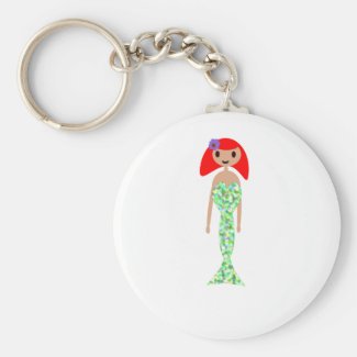 Mermaid Raibow tail Keychain