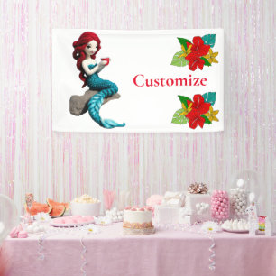 Mermaid Relaxing With Beverage Thunder_Cove Banner