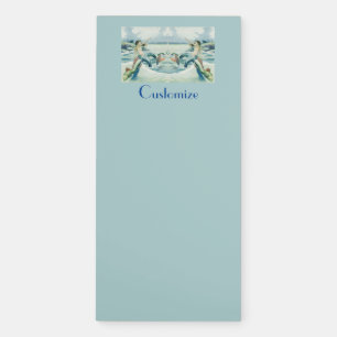 Mermaid Riding Sea Serpent Thunder_Cove  Magnetic Notepad