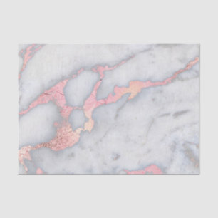 Mermaid Rosegold Glitter Marble Tissue Paper
