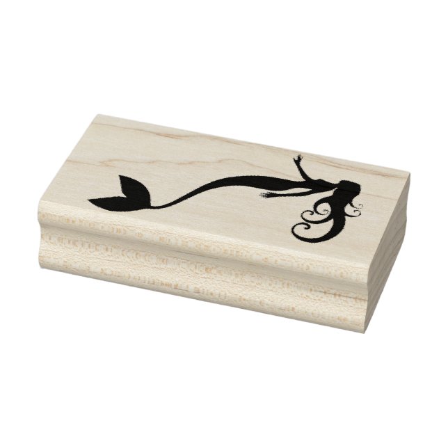 Mermaid Rubber Stamp (Stamp)
