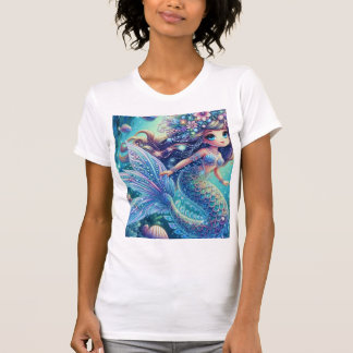 Mermaid’s Enchanted Underwater Realm T-Shirt