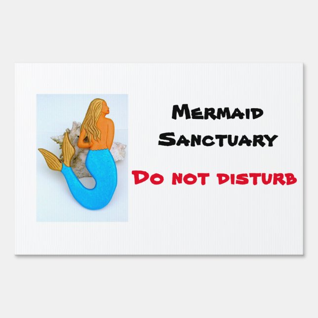 mermaid sanctuary sign (Front)